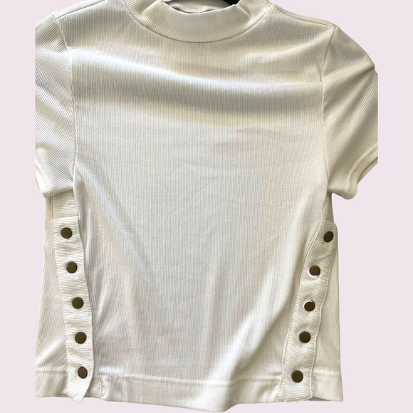 We the Free Mock Neck Short Sleeved Shirt - Picture 5 of 9